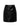 The Sanctuary Clothing broadway leather skirt in black features visible seam detailing and is displayed against a plain white background.