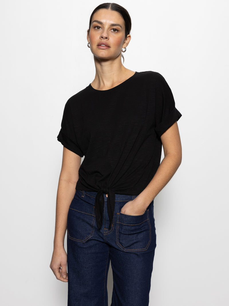 All Day Tie Tee Black alt 5