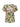 Sanctuary Clothing's "the perfect tee palm" is a short-sleeved, crew-neck T-shirt with a tropical leaf print in green, pink, and beige on white.