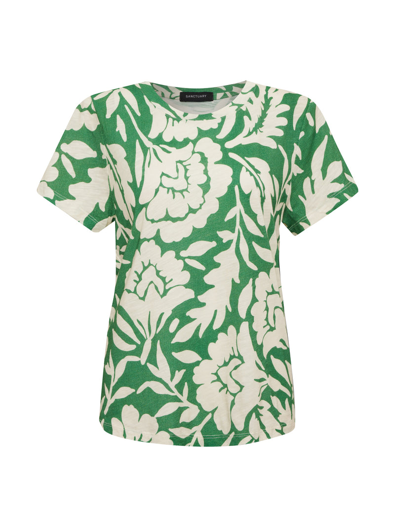 The Perfect Tee Palm Green Floral alt 5