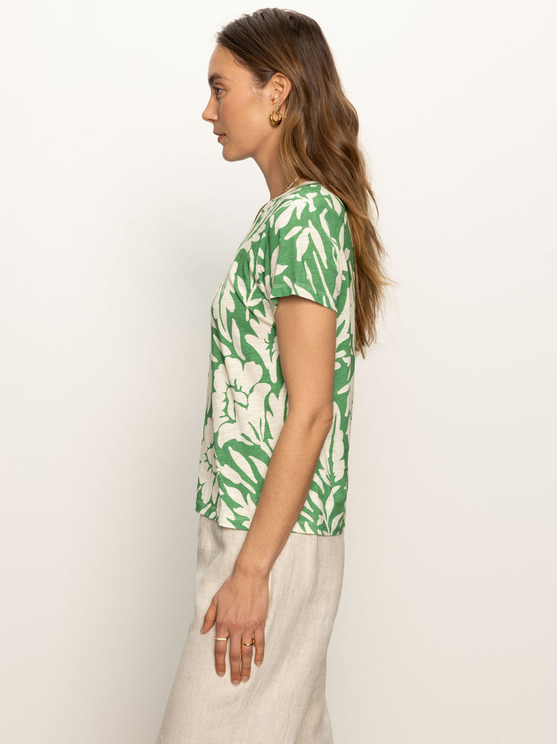 The Perfect Tee Palm Green Floral alt 3
