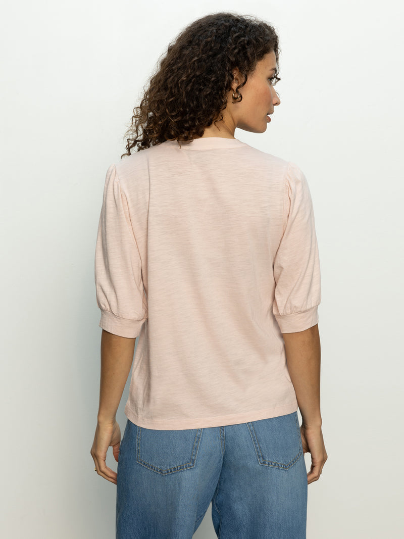 Mixed Media Tee Earth Pink alt 1