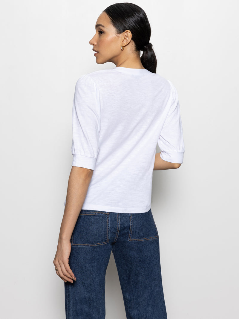 Mixed Media Tee White alt 1