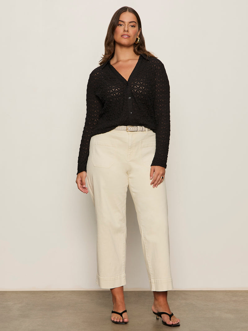 Dreamgirl Top Black Extended Sizing alt 4