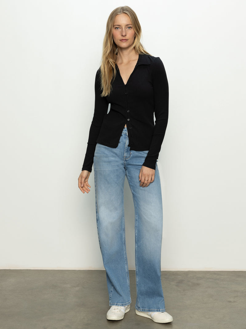 Daydreamer Knit Shirt Black alt 5