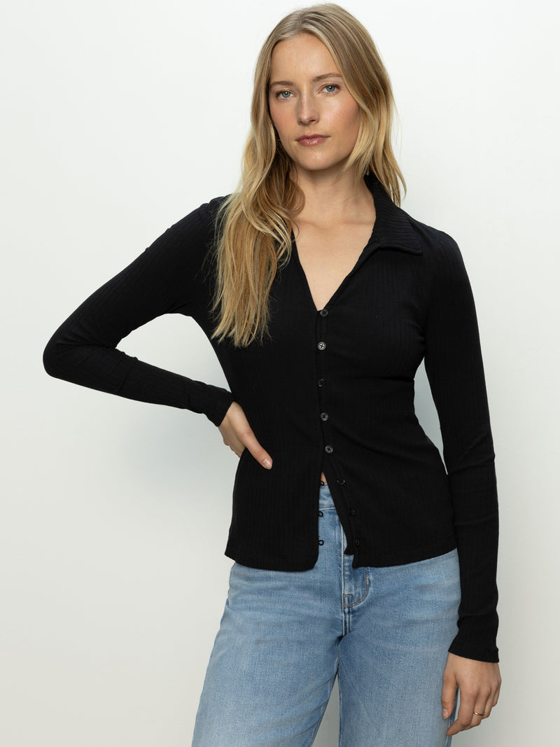 Daydreamer Knit Shirt Black