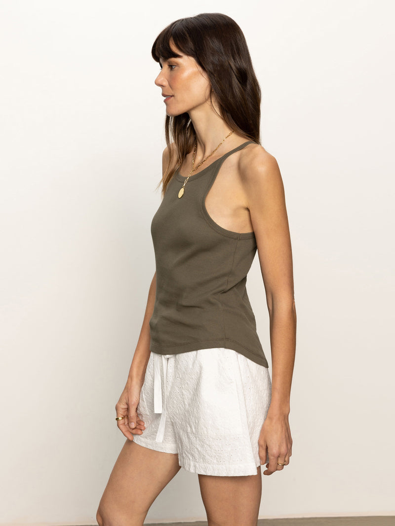 Ribbed Racer Tank Kalamata alt 2