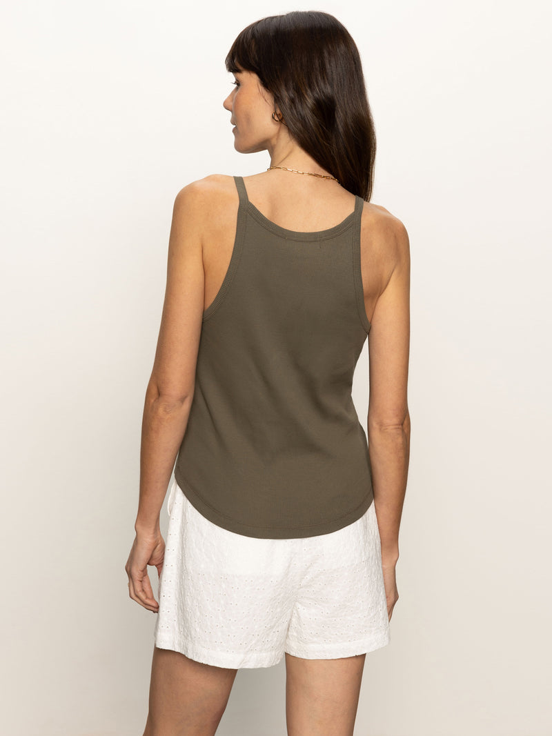 Ribbed Racer Tank Kalamata alt 1