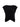 Sanctuary Clothing's knotted muscle tee in black extended sizing features a sleeveless design with a round neckline and front knot detail.