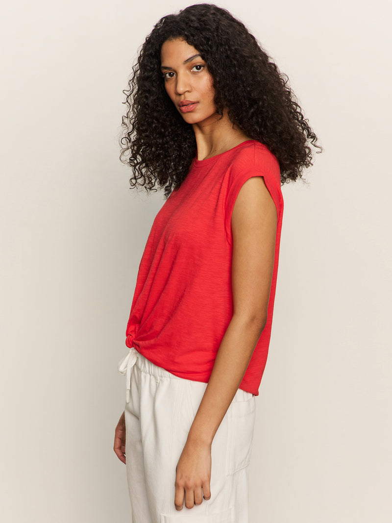 Knotted Muscle Tee Cayenne alt 3
