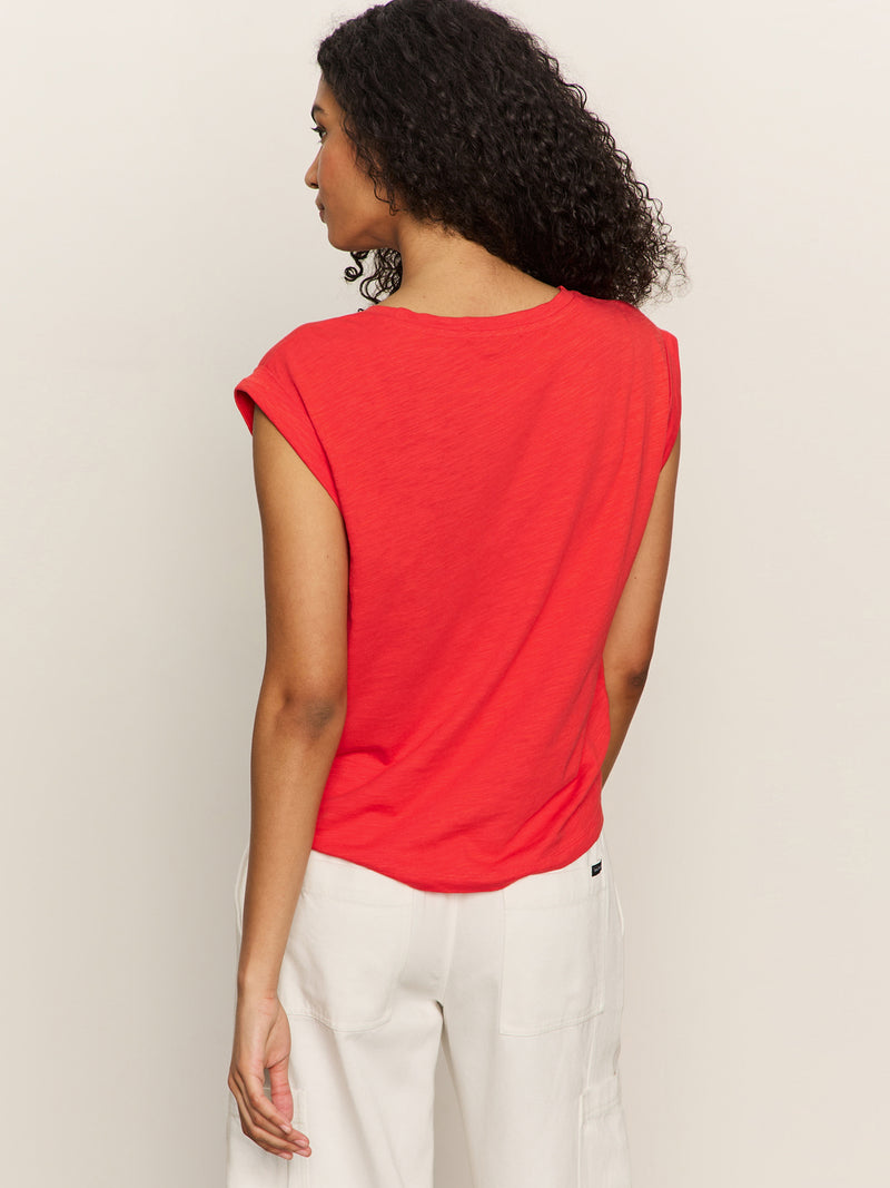 Knotted Muscle Tee Cayenne alt 2