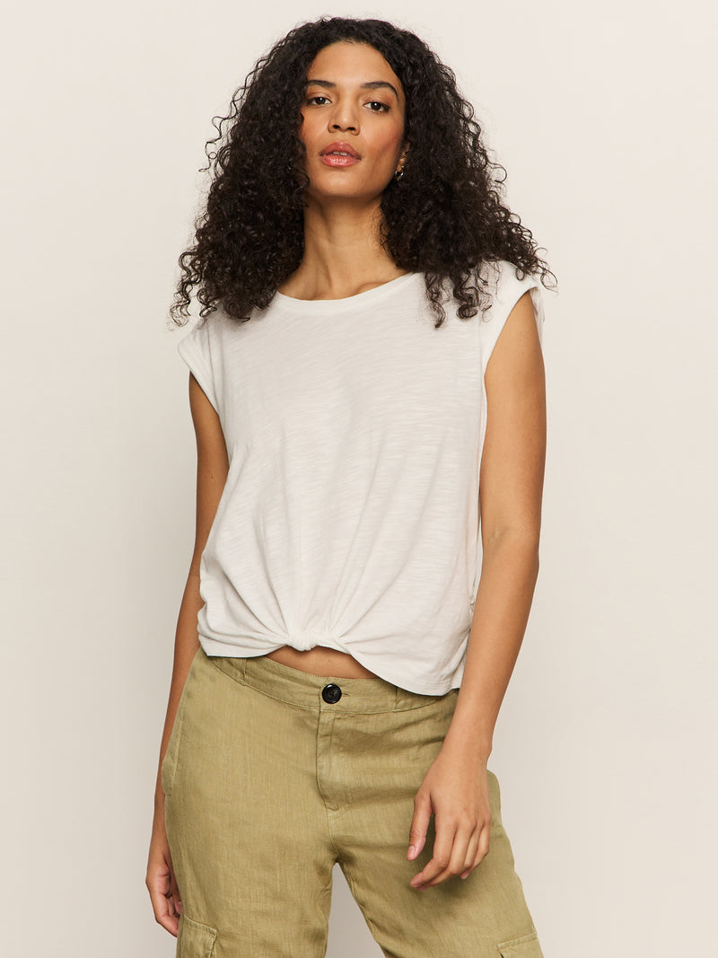 Knotted Muscle Tee White alt 1
