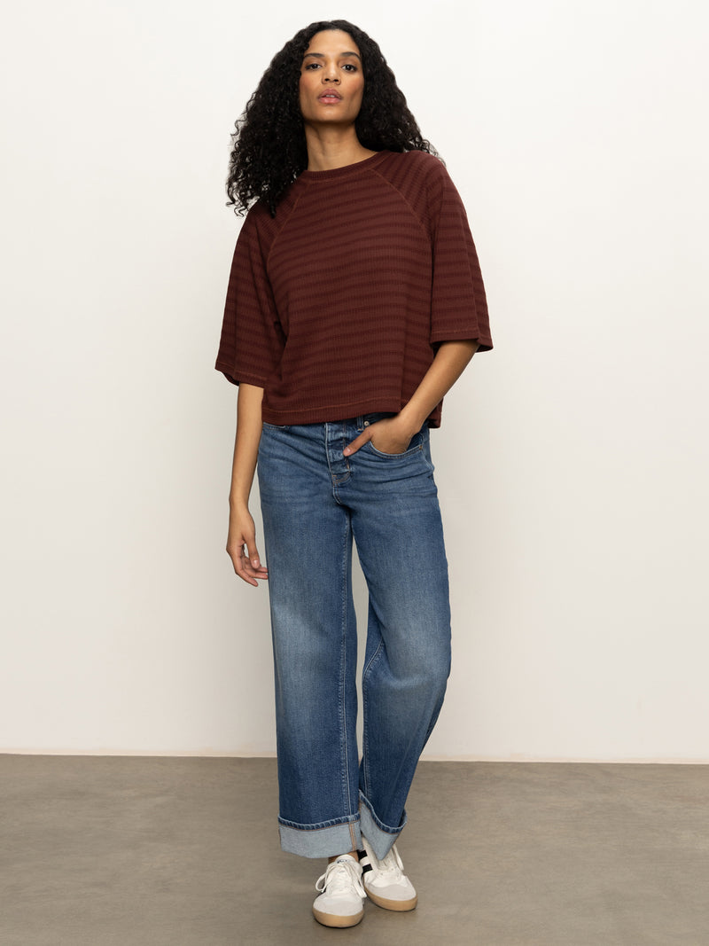 Boxy Raglan Tee Chicory alt 5