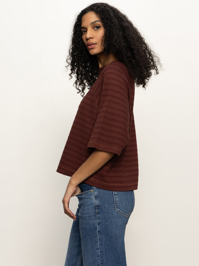 Boxy Raglan Tee Chicory alt 2