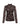 The Sanctuary Clothing long sleeve mesh mock top nocturnal features a black base with abstract beige swirl patterns and a high neckline.