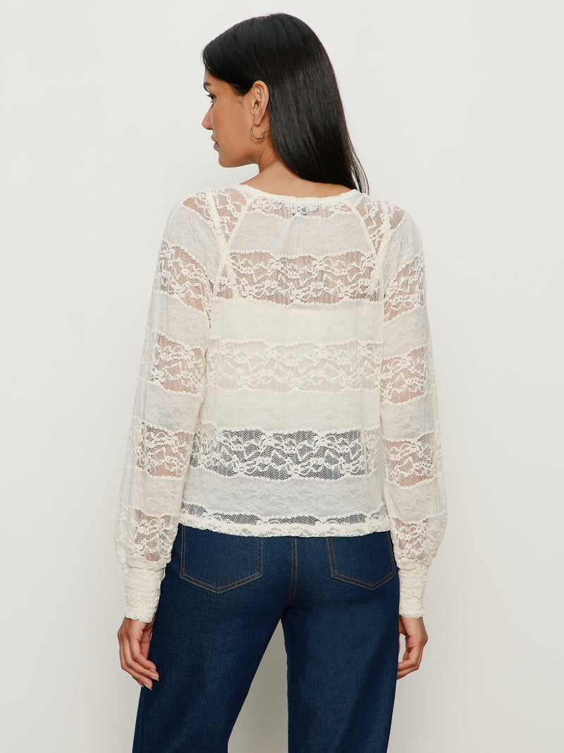 Ultra Femme Raglan Top Vintage Ivory alt 1