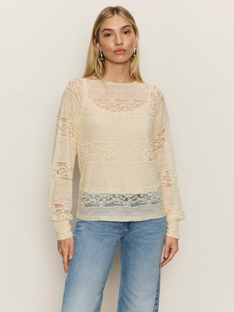 Ultra Femme Raglan Top Vintage Ivory alt 1