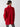 A person with dark hair tied back wears the Perfect Tunic Mars Red turtleneck sweater by Sanctuary Clothing, featuring a split collar and an oversized fit, paired with black and white checkered pants. The image is taken from behind, highlighting the back of the sweater.