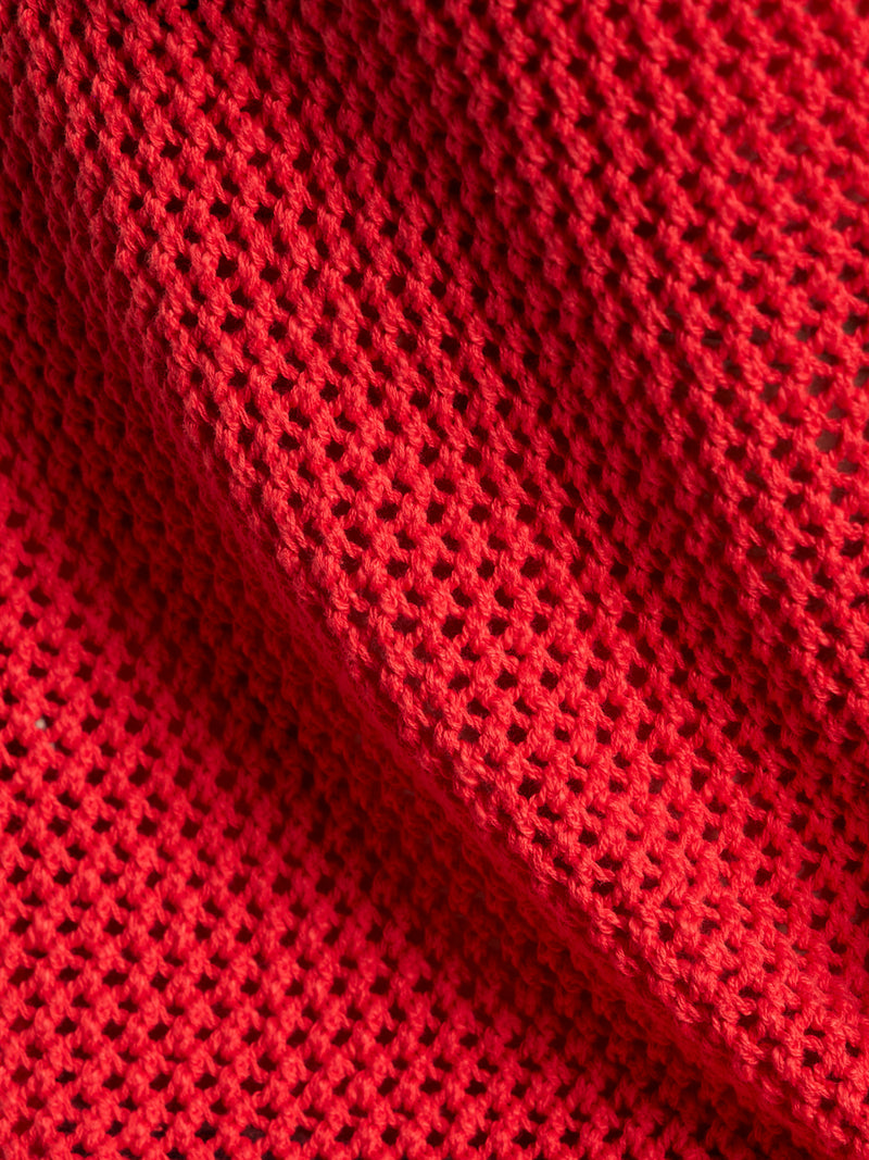 Mesh Stitch Shell Sweater Cayenne alt 5