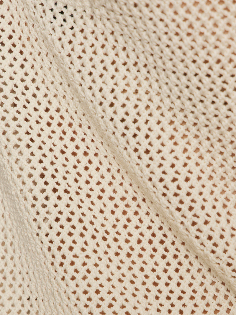 Mesh Stitch Shell Sweater Macrame alt 5