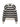The Sanctuary Clothing open knit bomber jacket features black stripes, extended sizing, macramé details, long sleeves, a ribbed hem and cuffs, and a round neckline.