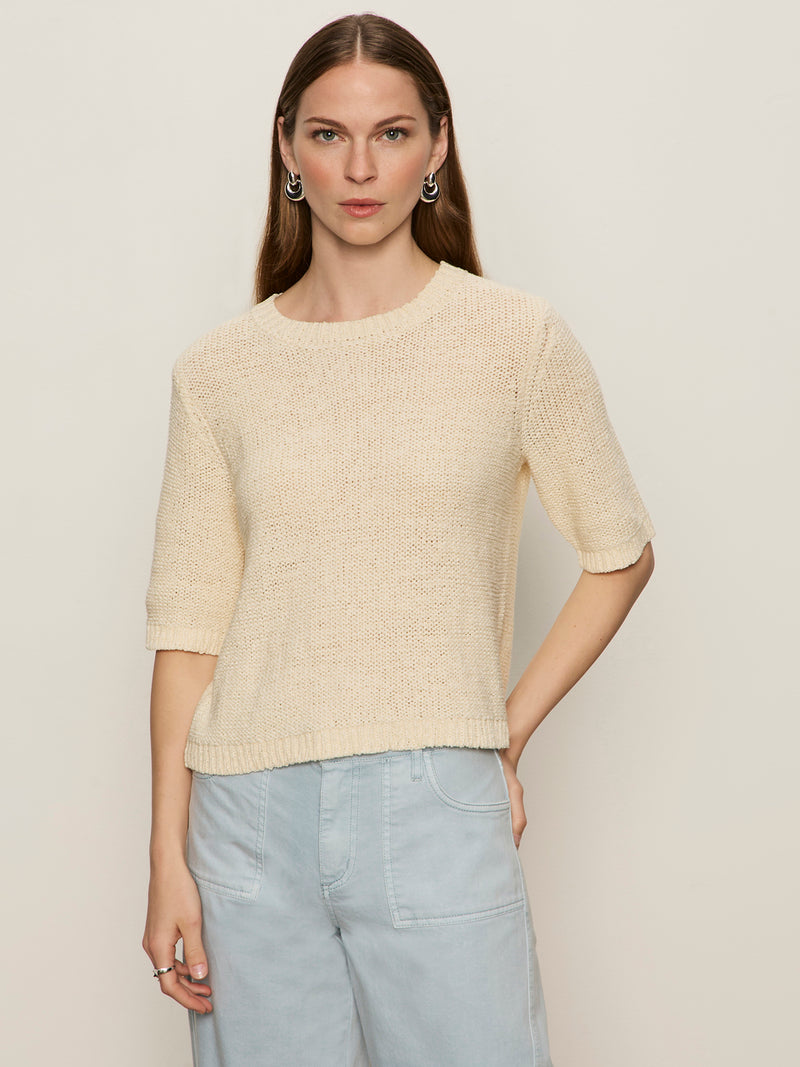 Tape Yarn Tee Macrame alt 1