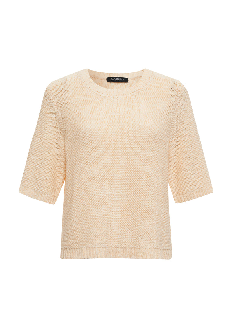 Tape Yarn Tee Macrame Extended Sizing alt 5