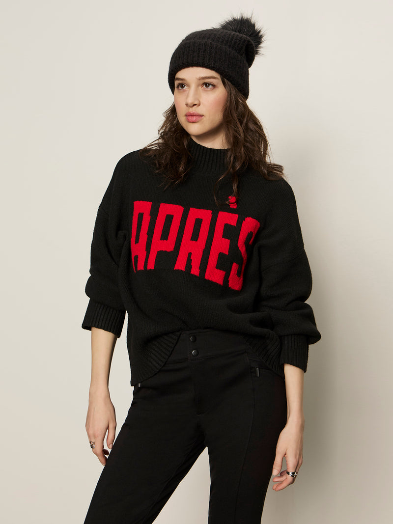 Apres Ski Sweater Black/Mars Red alt 3