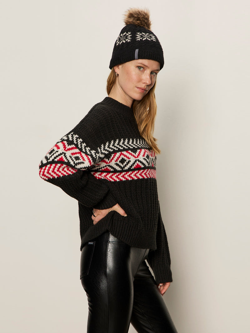 Send It Sweater Black Multi alt 2