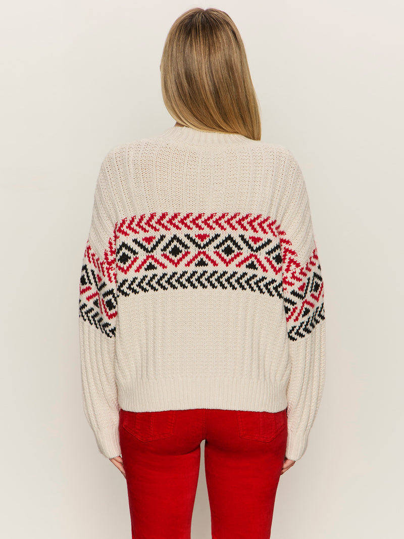 Send It Sweater Chalk Multi alt 3