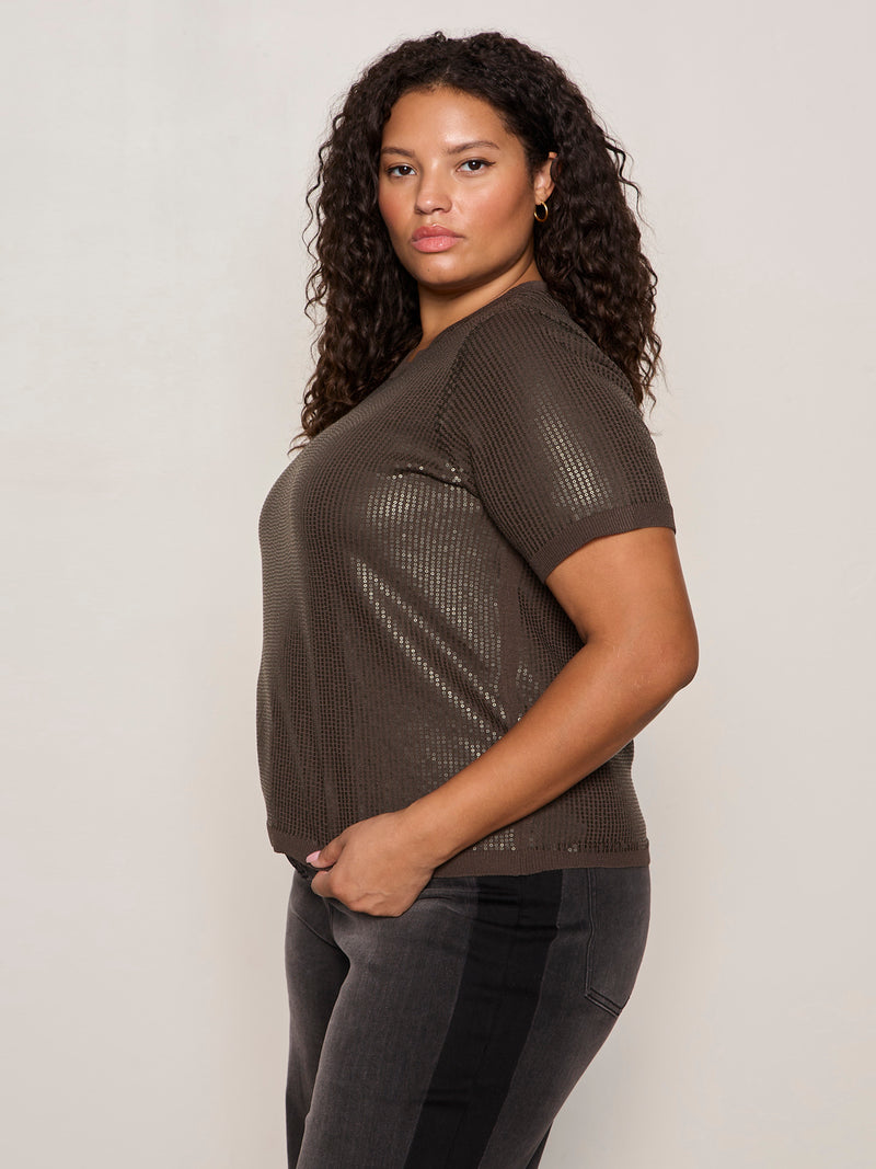 Sparkle Sequin Sweater Ink Extended Sizing alt 2
