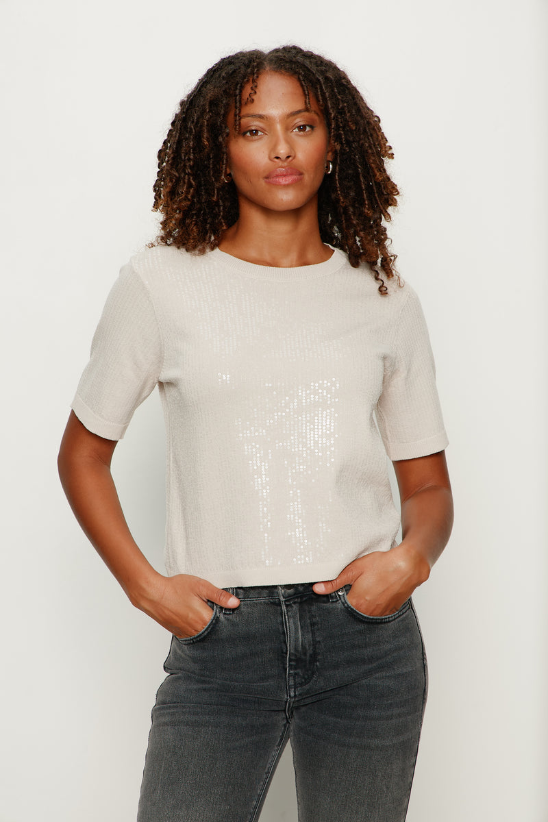 Sparkle Sequin Sweater Mother Of Pearl alt 4