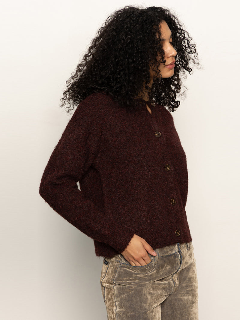 Boucle Cardi Dark Crimson alt 3