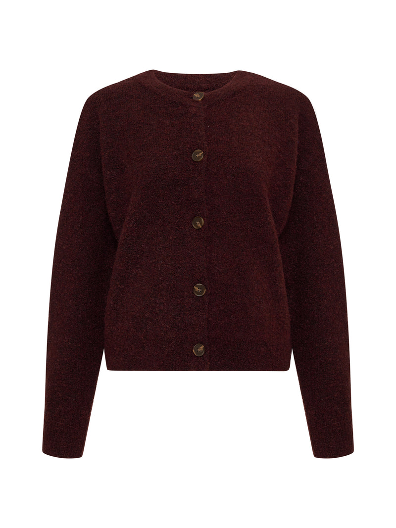 Boucle Cardi Dark Crimson alt 6