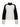 The Sanctuary Clothing downtown mock neck sweater in black chalk features a high neck, white body, and black sleeves with white cuffs for a simple, modern color-block look.