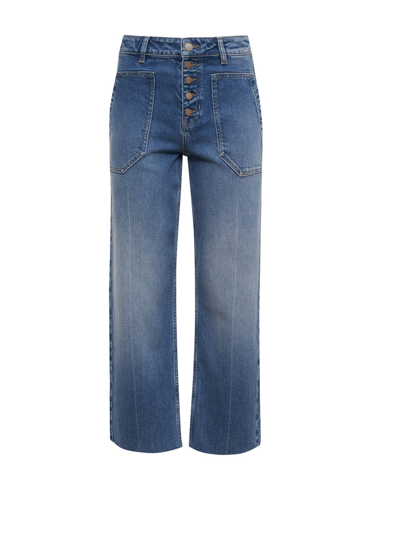 Soleil 90's Straight High Rise Jeans Medium alt 6