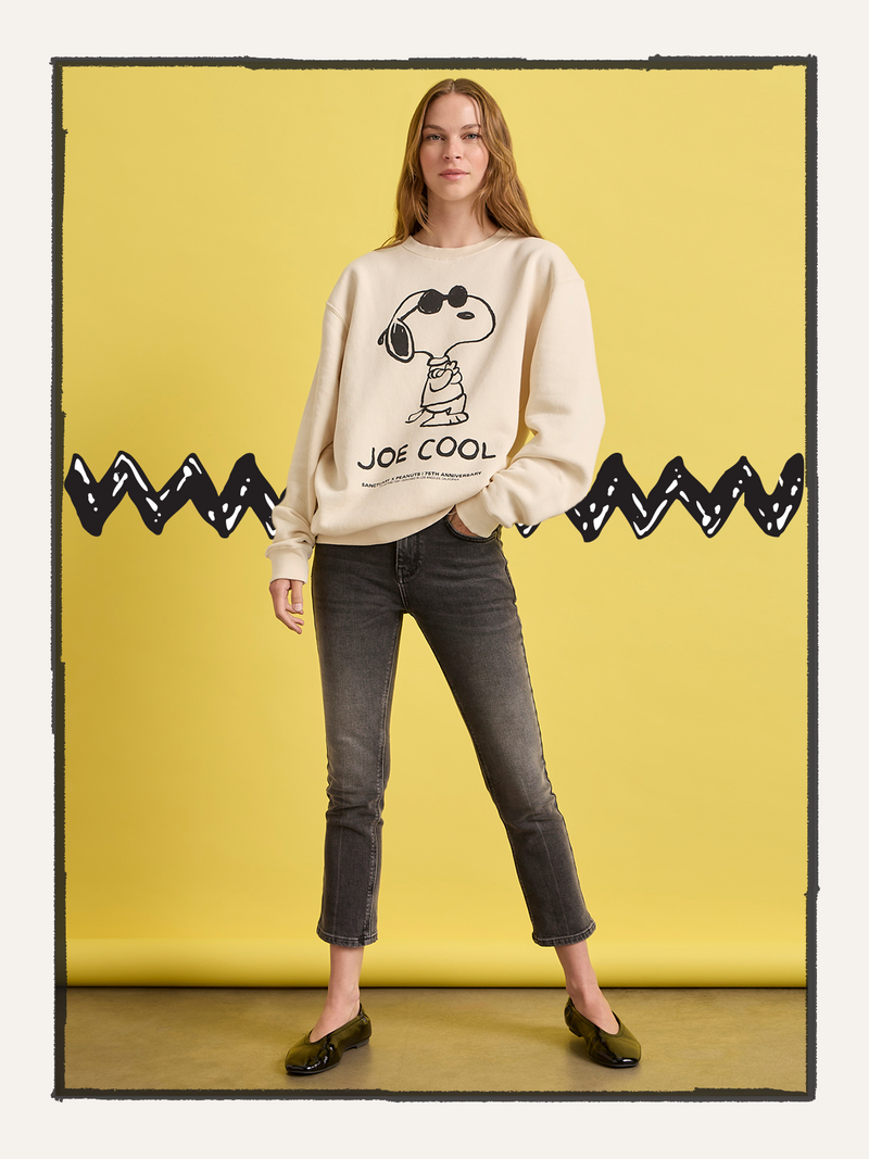 Sanctuary x PEANUTS 75th Anniversary Joe Cool Sweatshirt Collagen