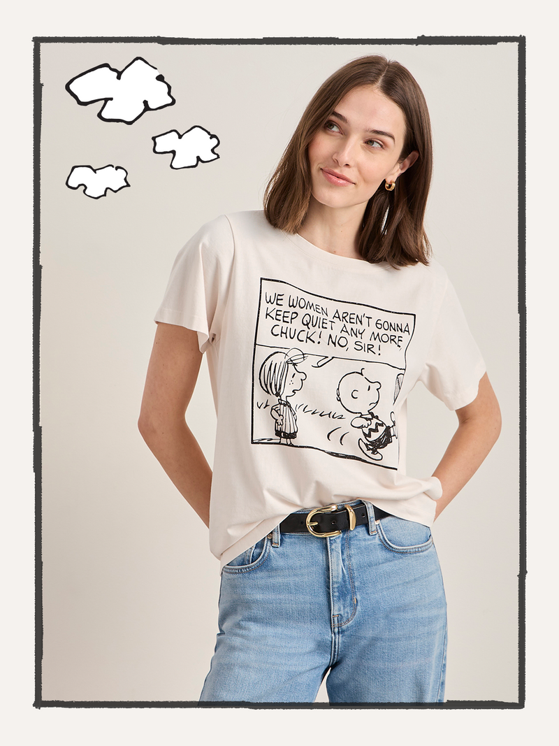 Sanctuary x PEANUTS 75th Anniversary Aren't Gonna Keep Quiet Tee