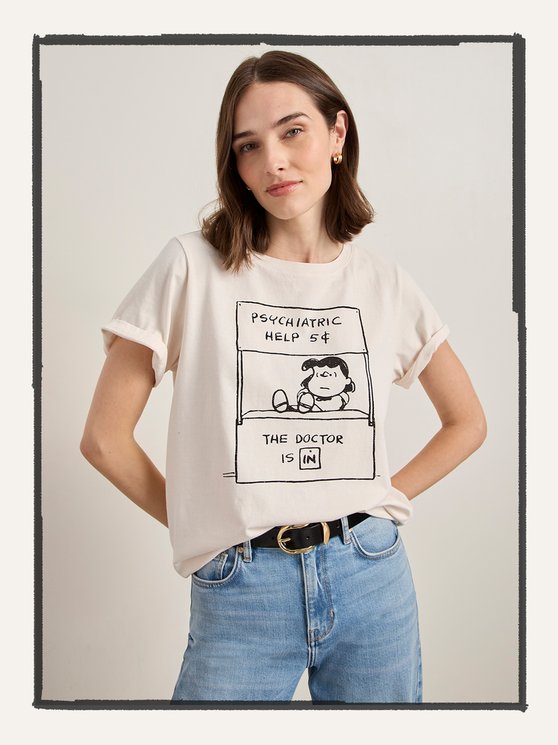 Sanctuary x PEANUTS 75th Anniversary The Doctor Is In Tee