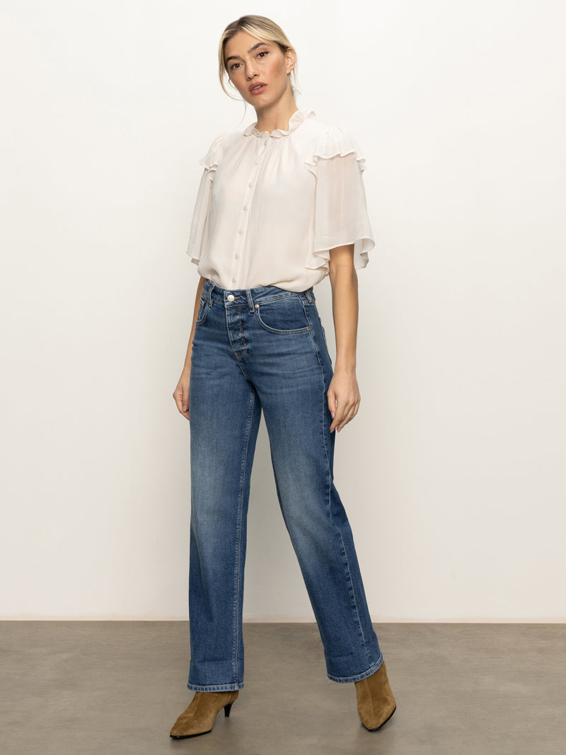 Soleil 90's Straight Jean Indigo Medium alt 5