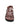 The Sanctuary Clothing talia sandal java features a front view with brown crisscross straps, an open toe design, a toe loop, side buckle, and a flat black sole.