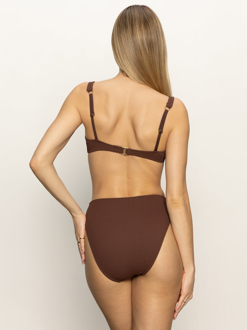 Stay Connected Underwire Bra Espresso alt 1