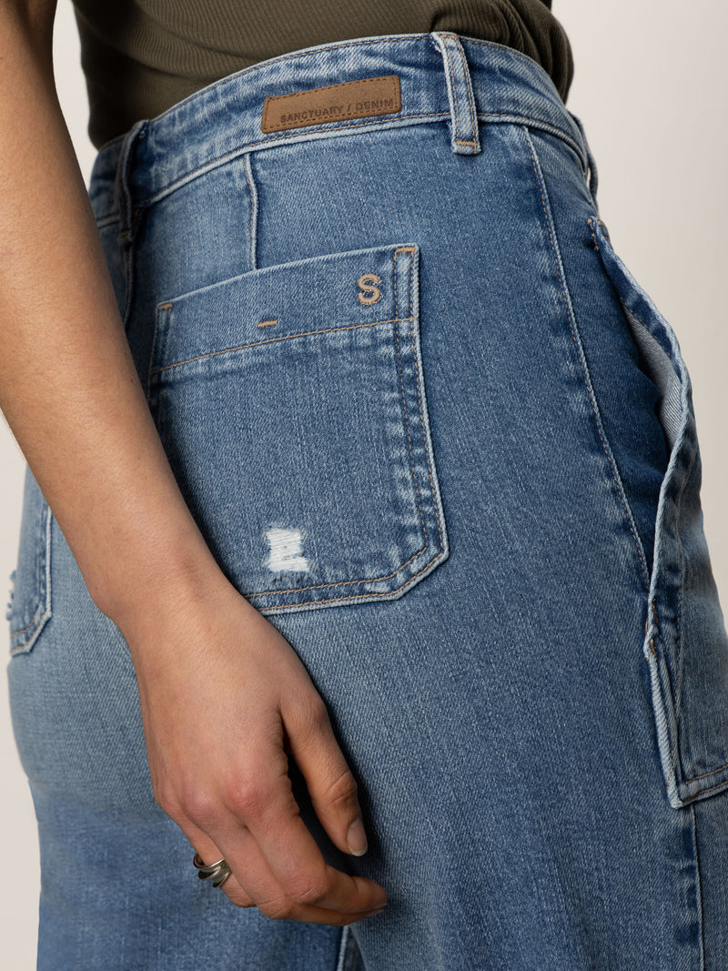 Soleil 90's Straight High Rise Jeans Medium alt 4