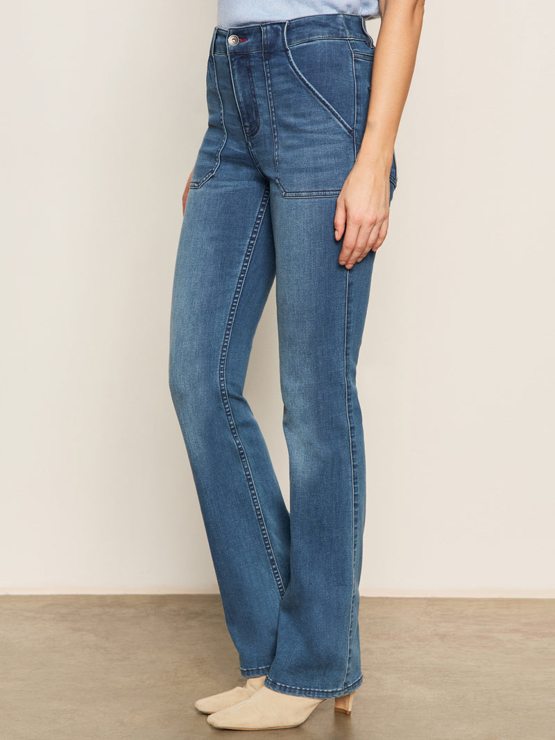 Sculpted Hayden Bootcut Standard Rise Denim Pant Lucky Streak alt 2