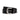The Rowan Belt Black by Sanctuary Clothing, featuring a shiny silver buckle, is coiled neatly on a white background.