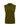Sleeveless olive green knit sweater vest with a mock turtleneck and ribbed hem, displayed on a plain white background.
