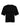 The perfect sweater tee black by Sanctuary Clothing features short sleeves and a crew neckline, shown against a plain white background.