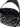 A close-up of the Sanctuary Clothing "charm bag black" shows silver oval studs, a black zipper pocket, and a black brand label inside. The partially open bag reveals its lining and interior details.
