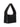 The midnight bag black by Sanctuary Clothing features a boxy shape, top zipper closure, and a wide strap adorned with evenly spaced silver studs along the strap and bag edges.