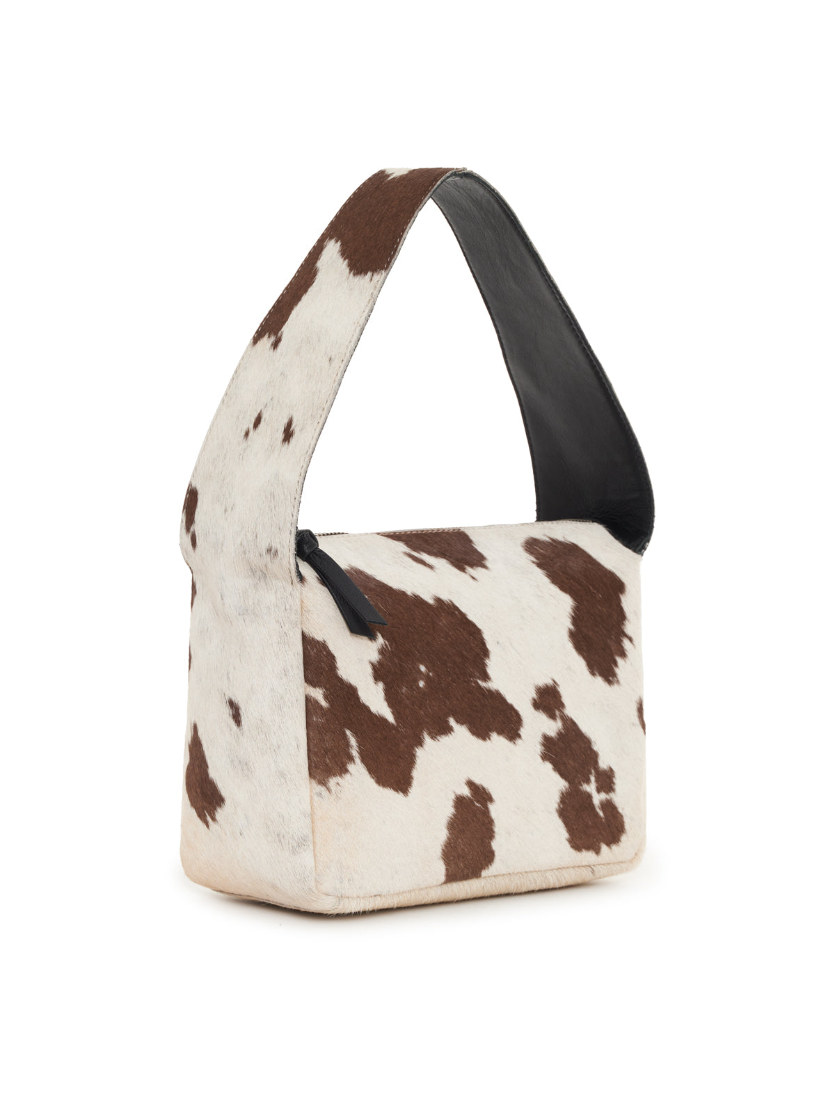 Midnight Cow-Print Bag